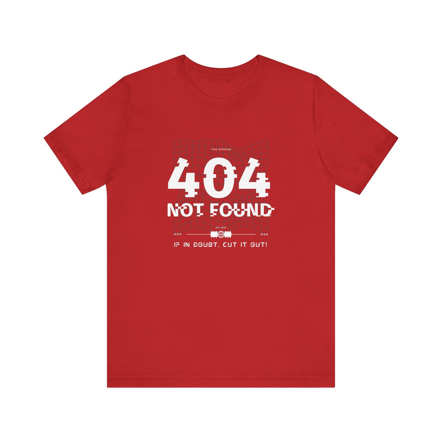 "404 Not Found: The Ultimate Glitch Tee for Tech Rebels"