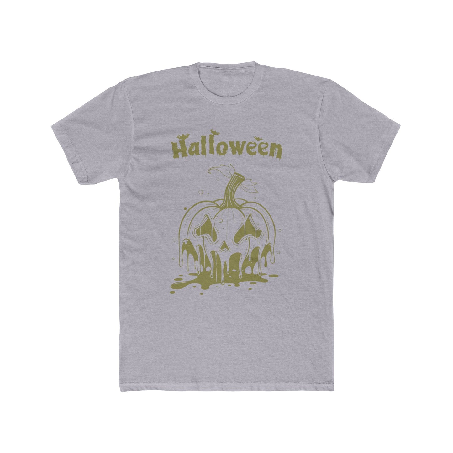 "Melting Pumpkin Halloween Tee: Embrace the Spooky Season!"