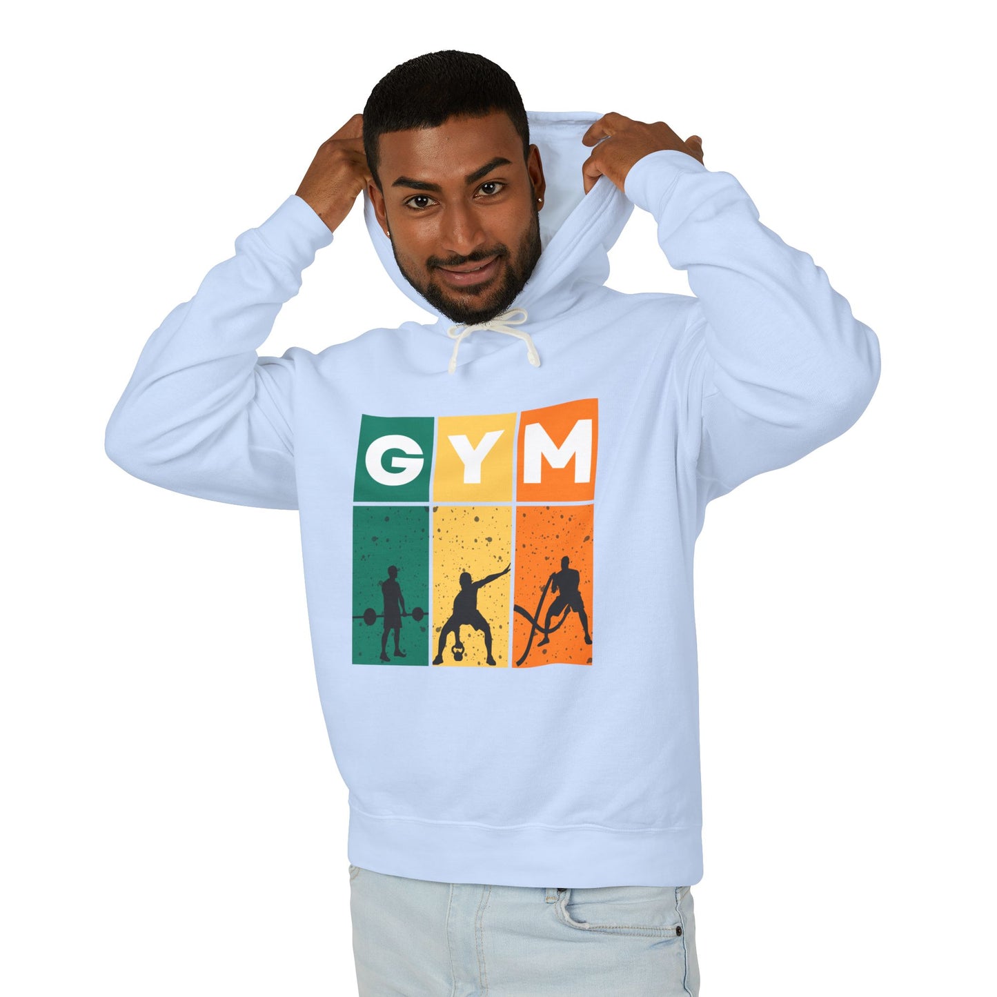 "Color Block Gym Hoodie: Elevate Your Workout Style!"