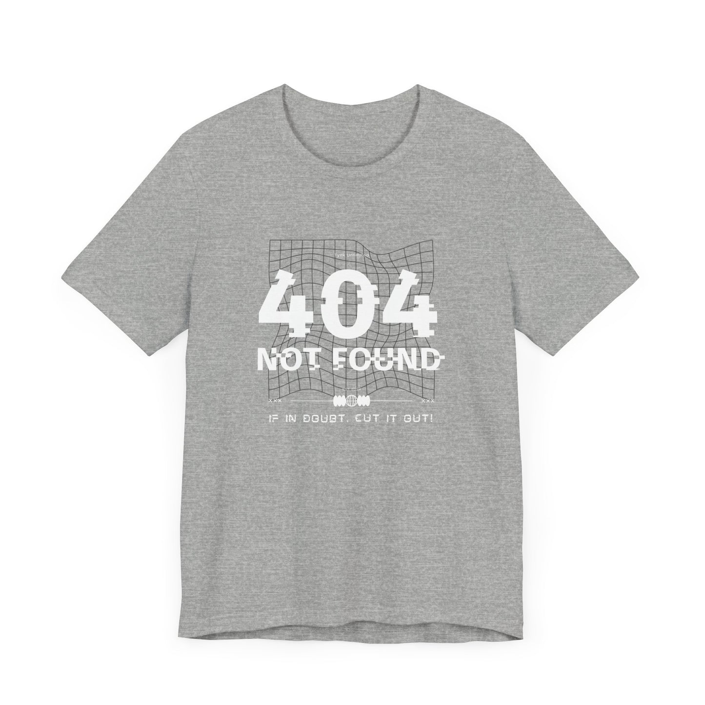 "404 Not Found: The Ultimate Glitch Tee for Tech Rebels"