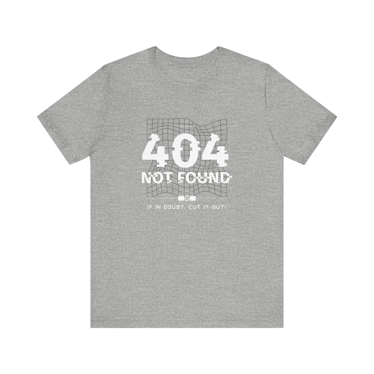 "404 Not Found: The Ultimate Glitch Tee for Tech Rebels"