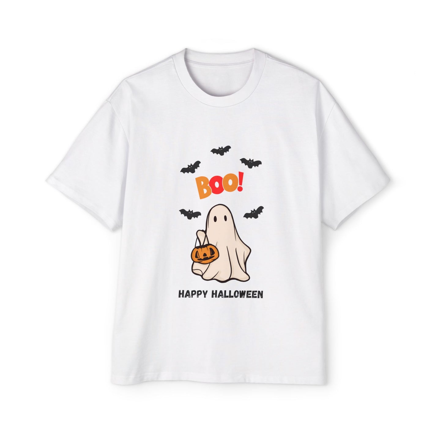 "Boo! Spooky Ghost Tee for a Happy Halloween"