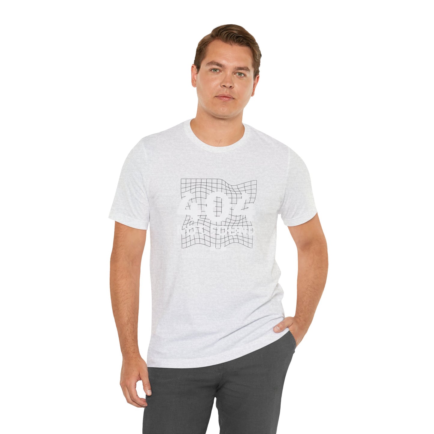 "404 Not Found: The Ultimate Glitch Tee for Tech Rebels"