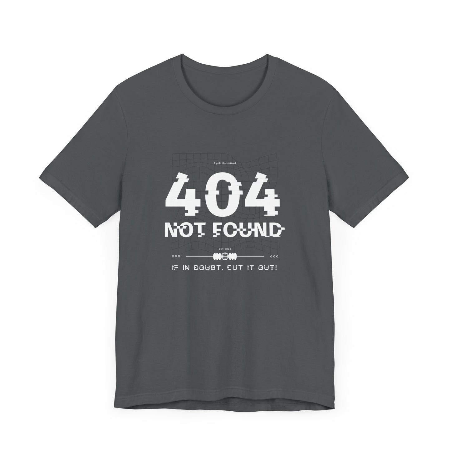 "404 Not Found: The Ultimate Glitch Tee for Tech Rebels"