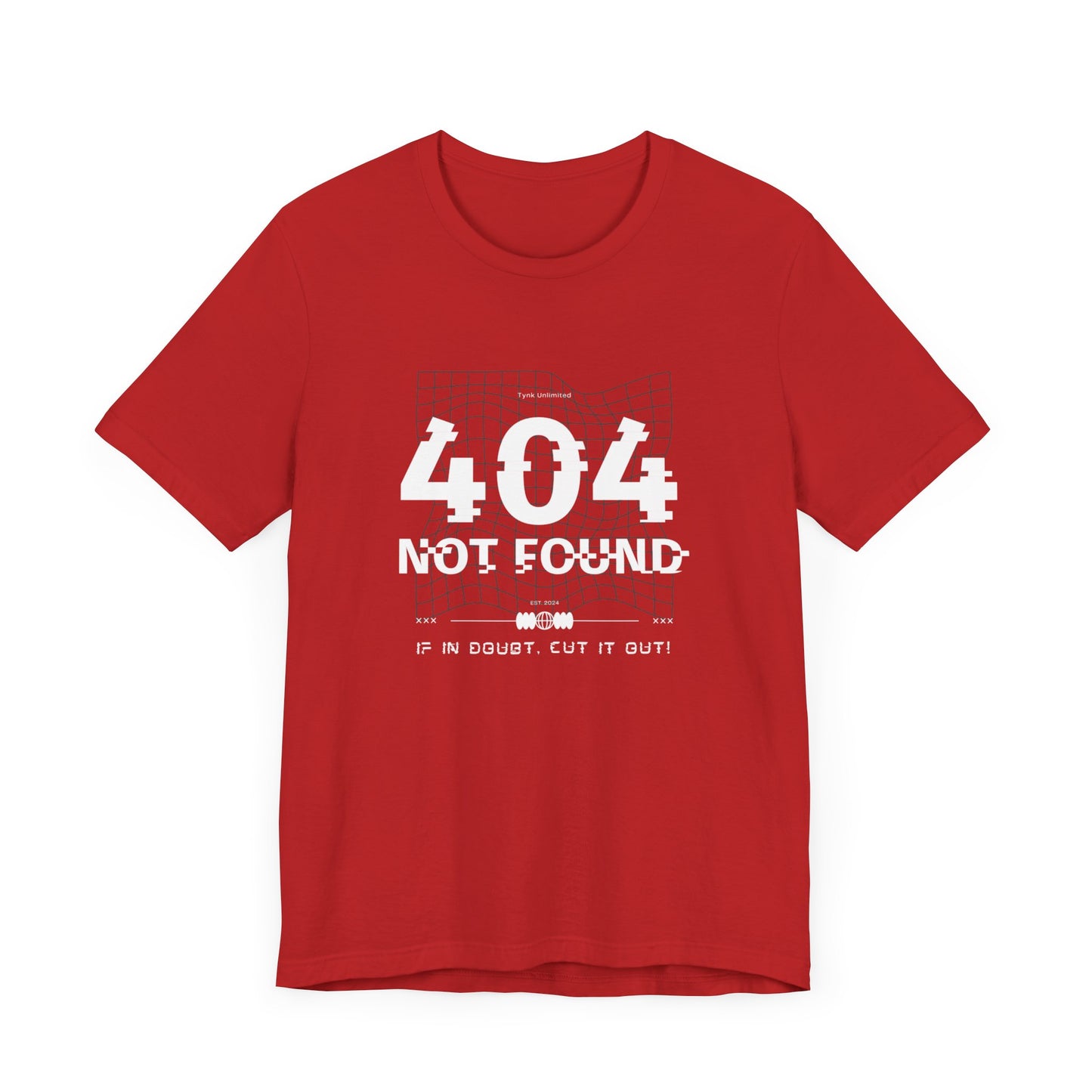 "404 Not Found: The Ultimate Glitch Tee for Tech Rebels"