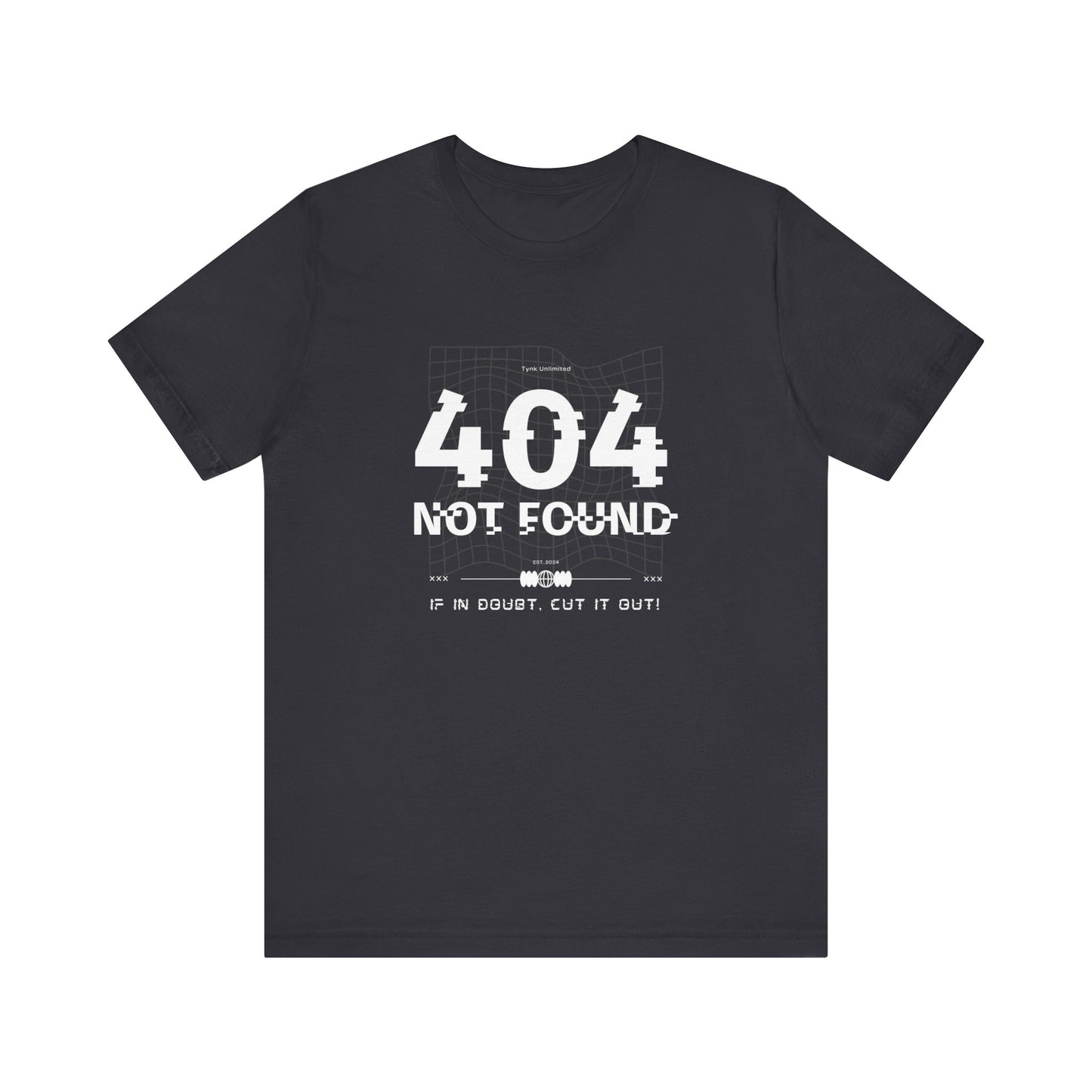 "404 Not Found: The Ultimate Glitch Tee for Tech Rebels"