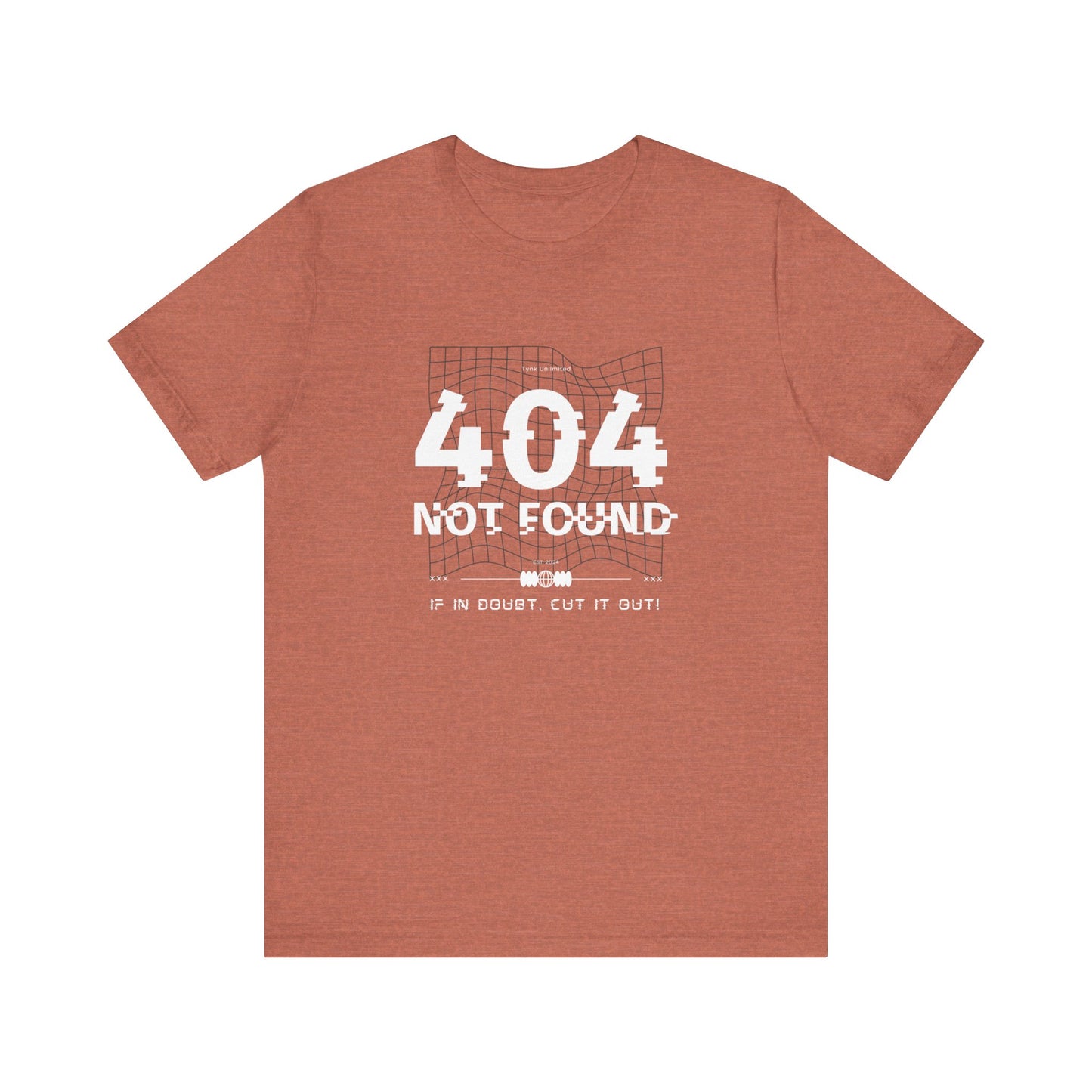 "404 Not Found: The Ultimate Glitch Tee for Tech Rebels"