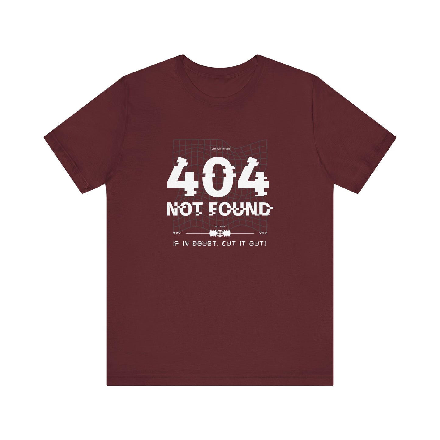 "404 Not Found: The Ultimate Glitch Tee for Tech Rebels"