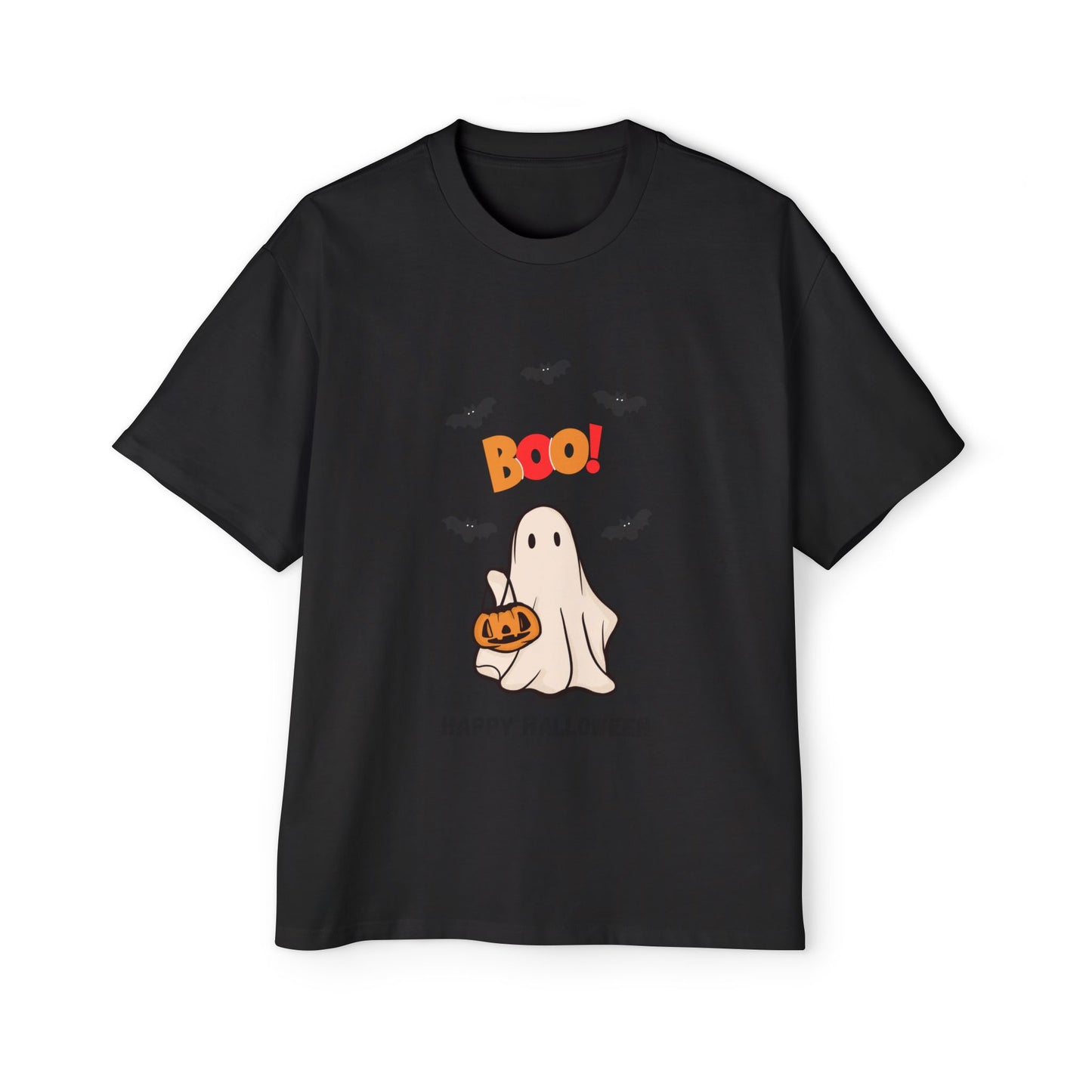 "Boo! Spooky Ghost Tee for a Happy Halloween"