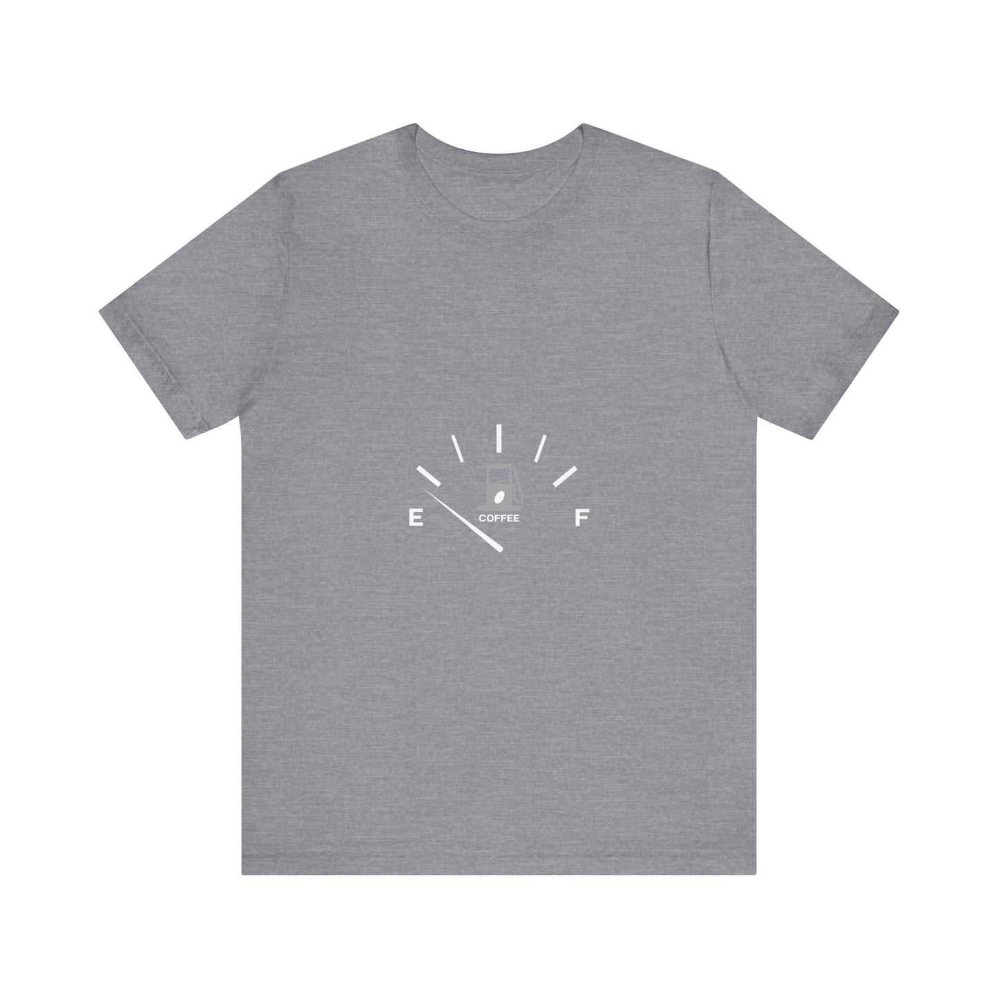 "Fuel Your Day: Coffee Gauge Tee"