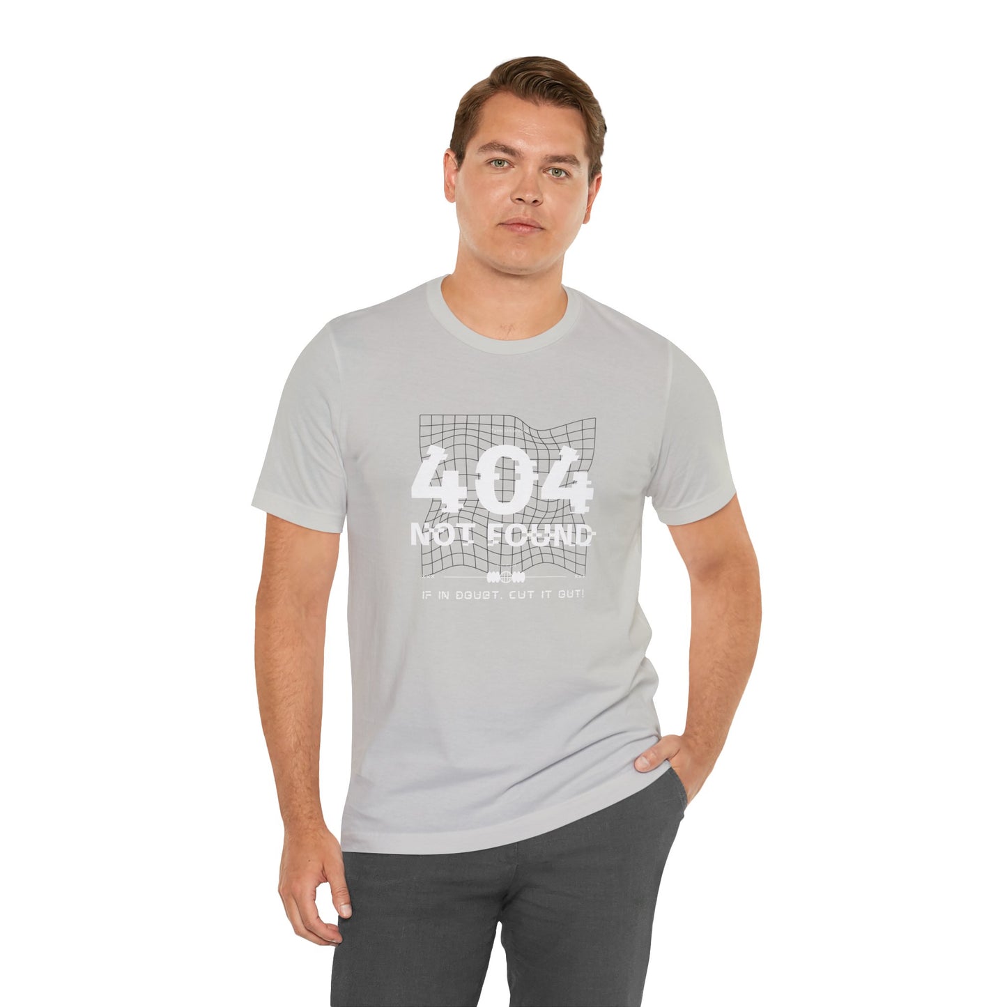 "404 Not Found: The Ultimate Glitch Tee for Tech Rebels"