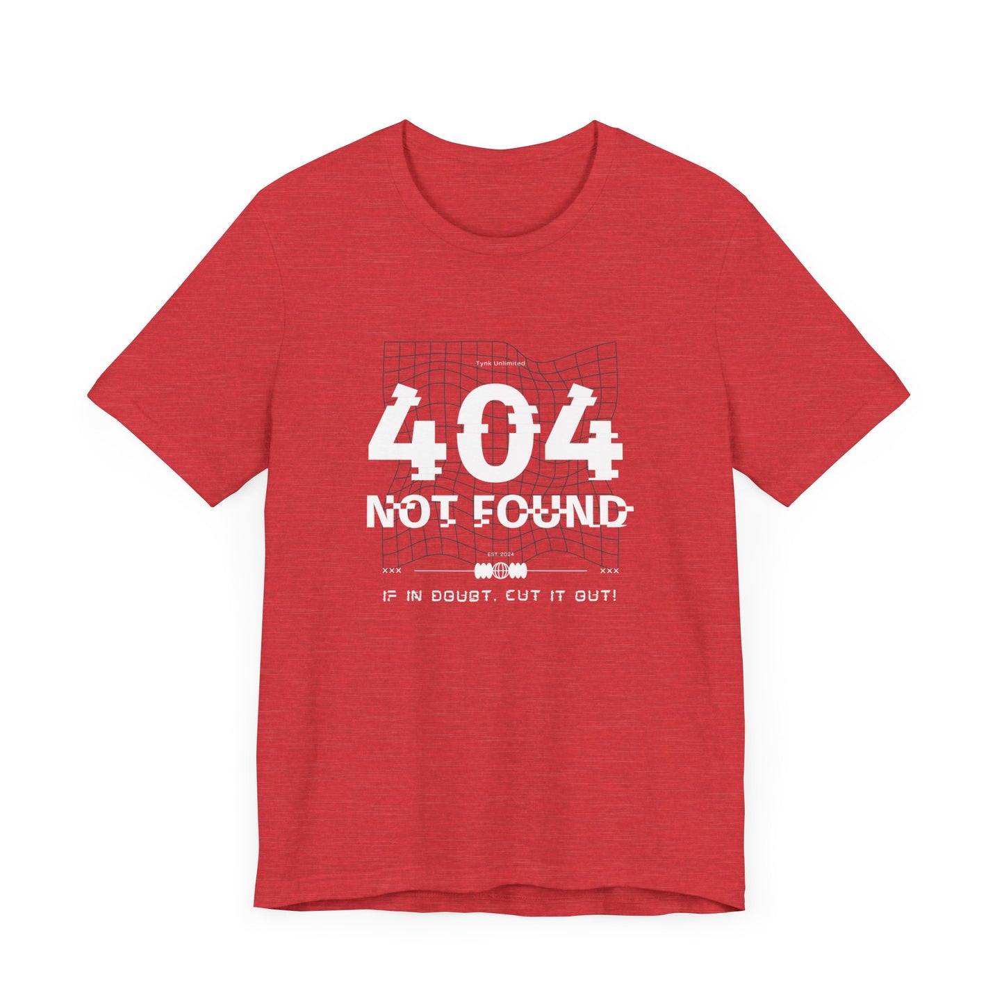 "404 Not Found: The Ultimate Glitch Tee for Tech Rebels"