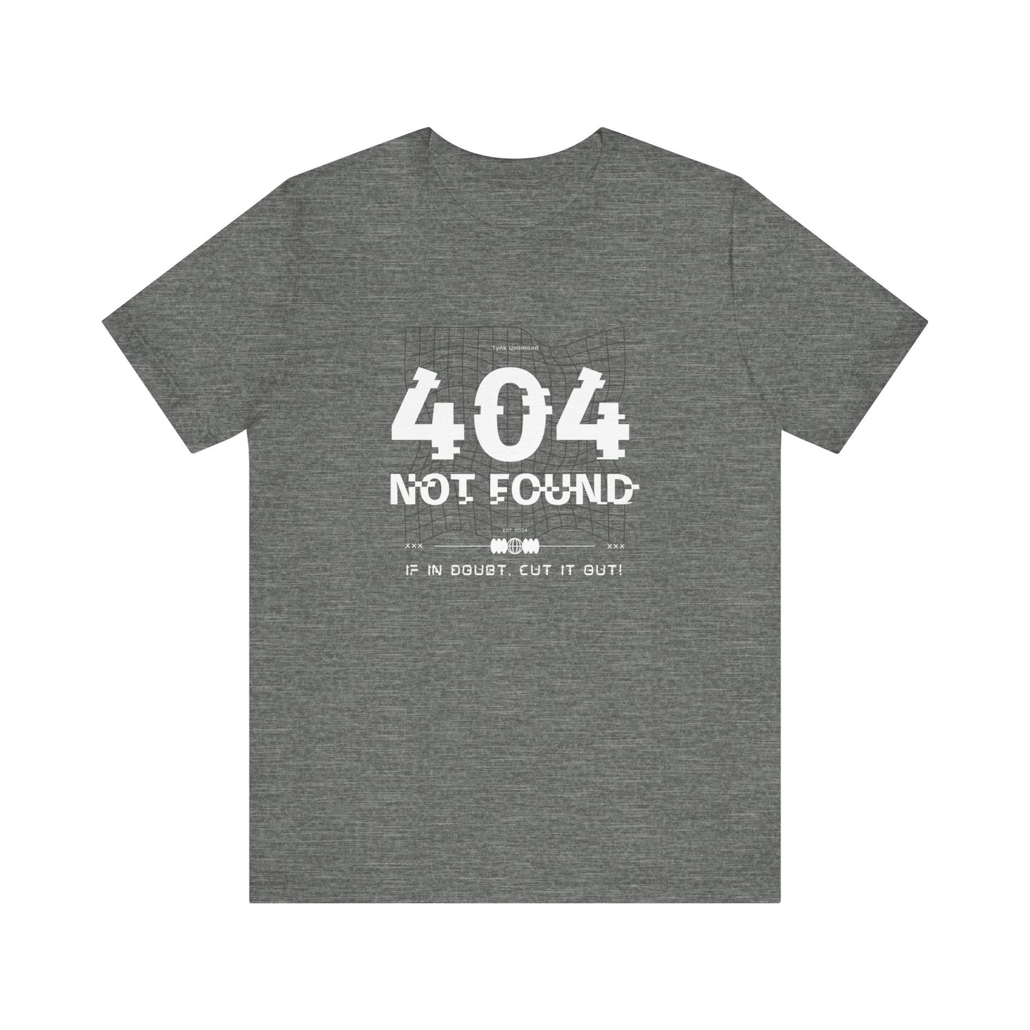 "404 Not Found: The Ultimate Glitch Tee for Tech Rebels"