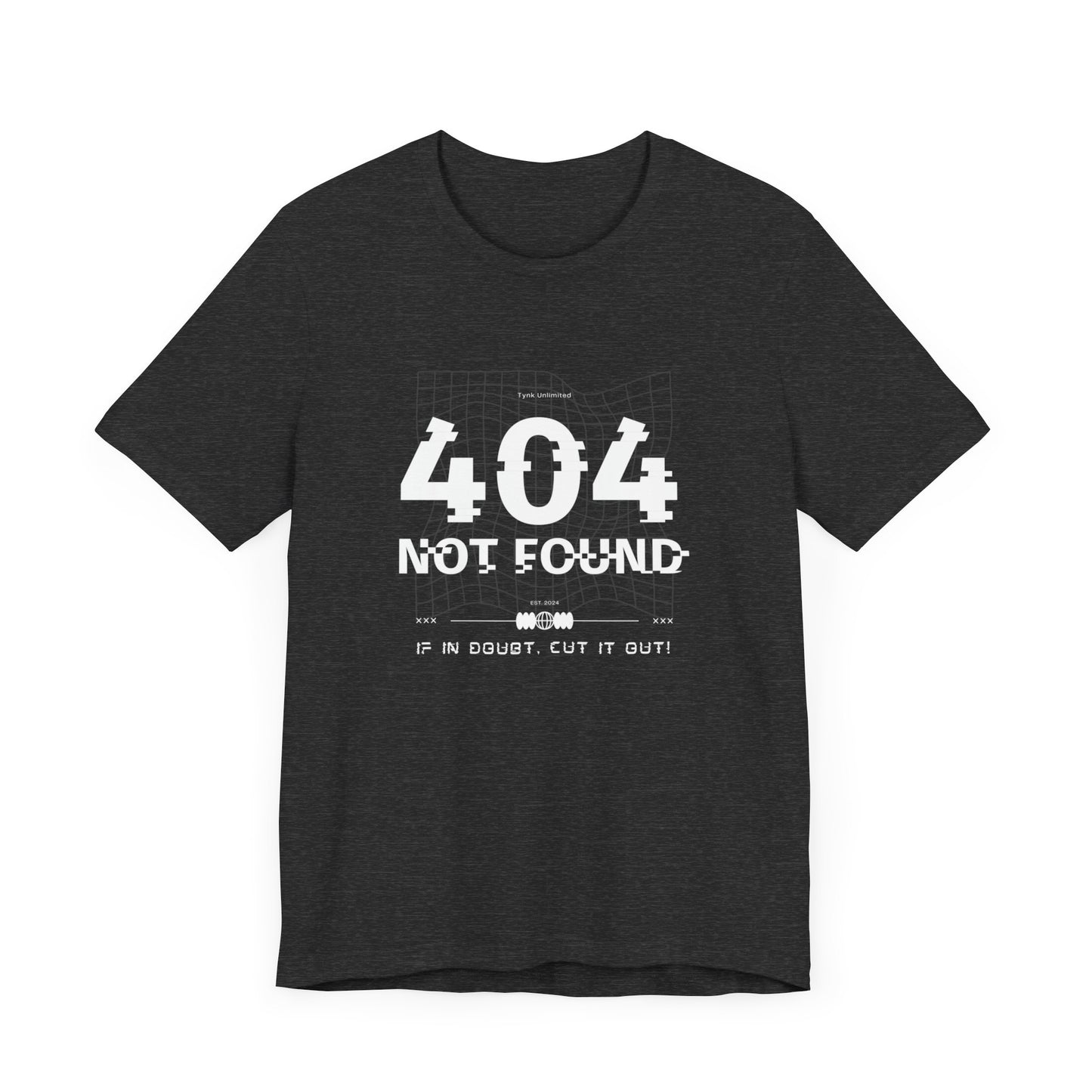 "404 Not Found: The Ultimate Glitch Tee for Tech Rebels"