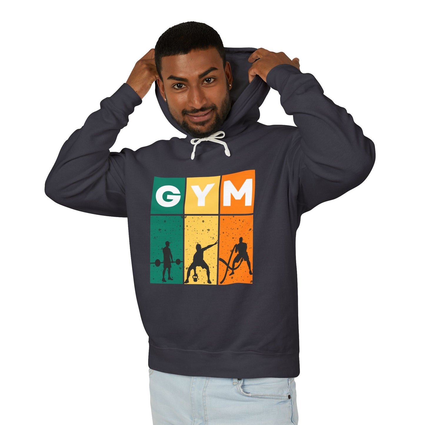 "Color Block Gym Hoodie: Elevate Your Workout Style!"