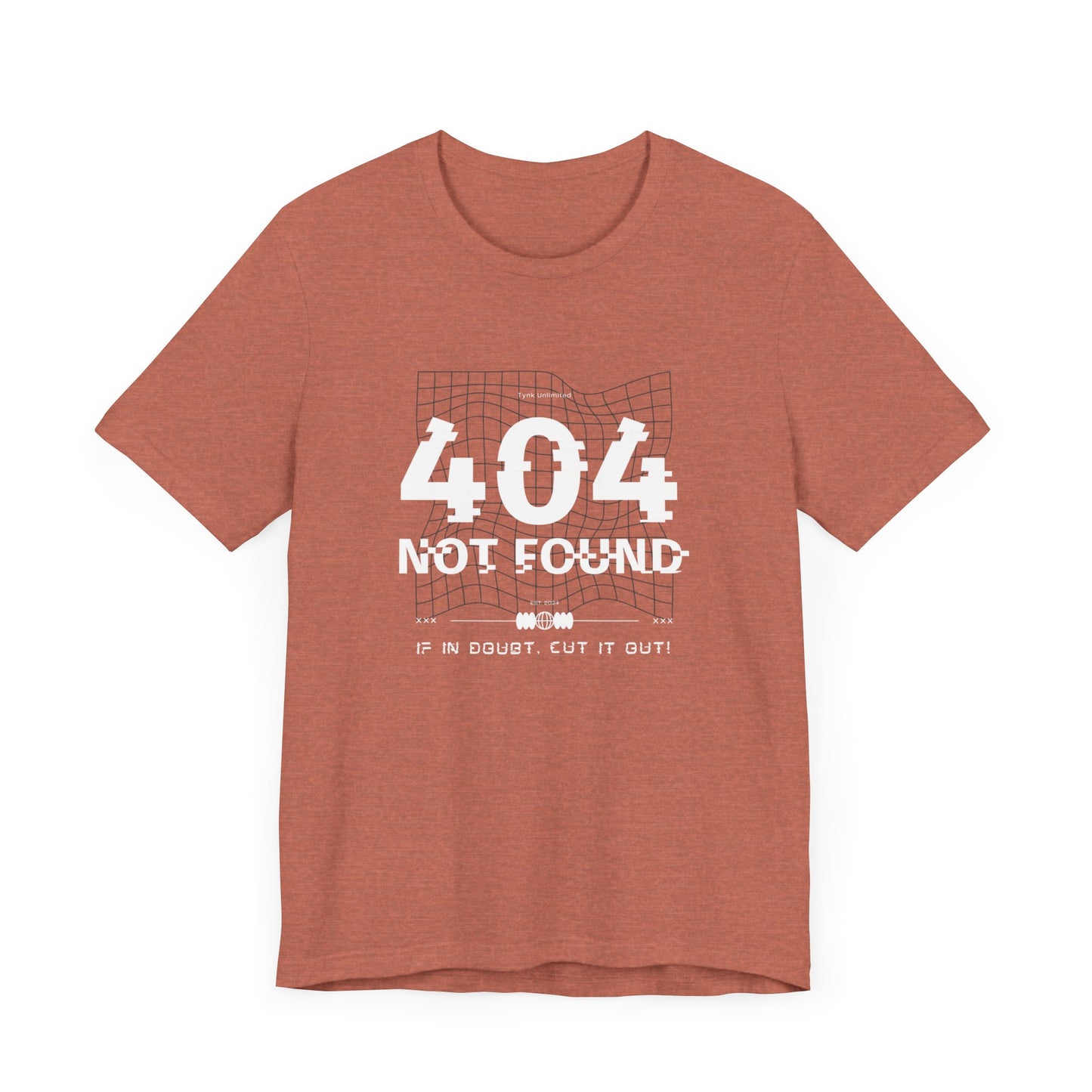 "404 Not Found: The Ultimate Glitch Tee for Tech Rebels"