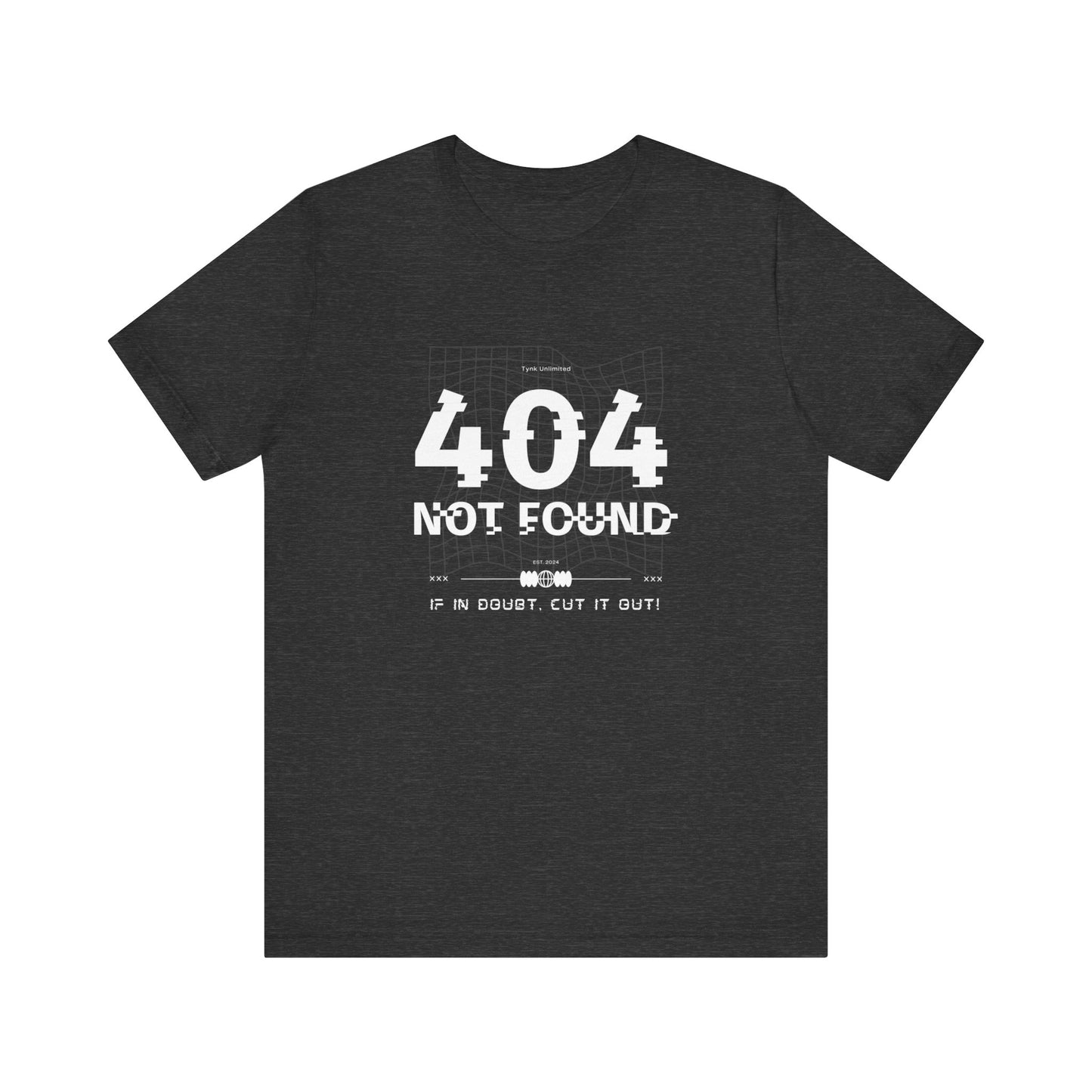 "404 Not Found: The Ultimate Glitch Tee for Tech Rebels"