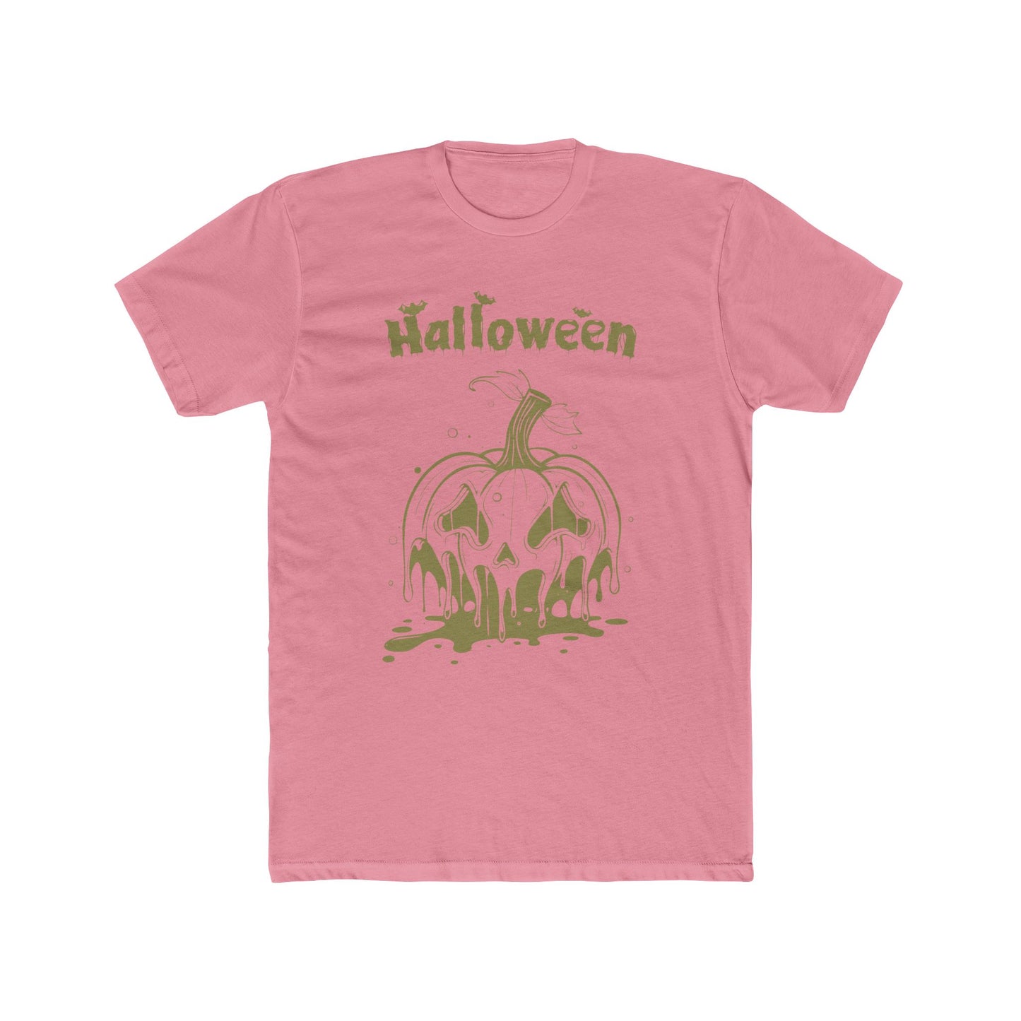 "Melting Pumpkin Halloween Tee: Embrace the Spooky Season!"