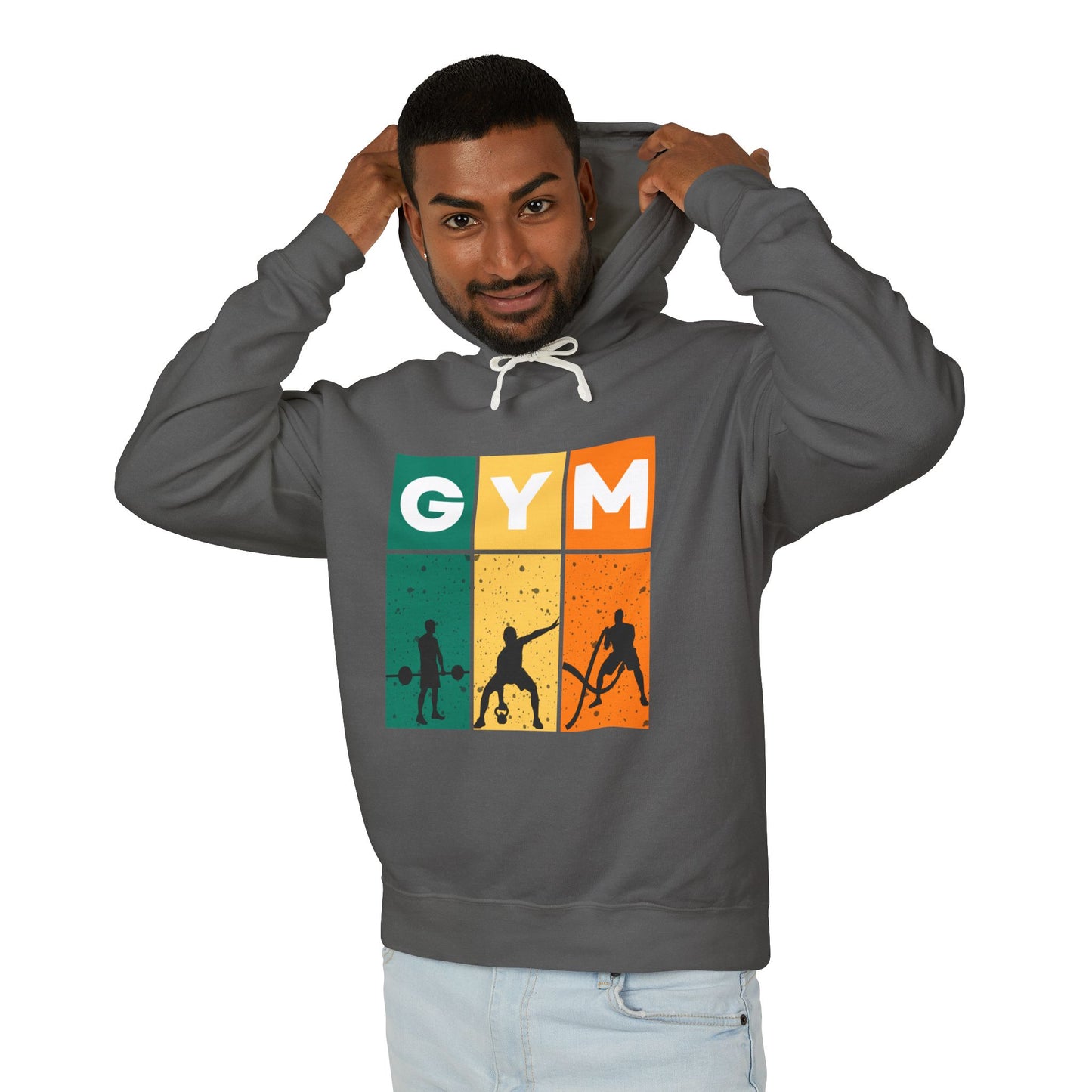 "Color Block Gym Hoodie: Elevate Your Workout Style!"