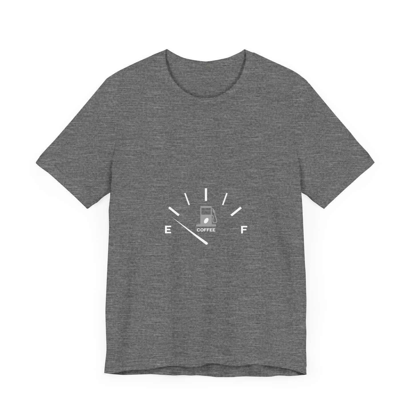 "Fuel Your Day: Coffee Gauge Tee"