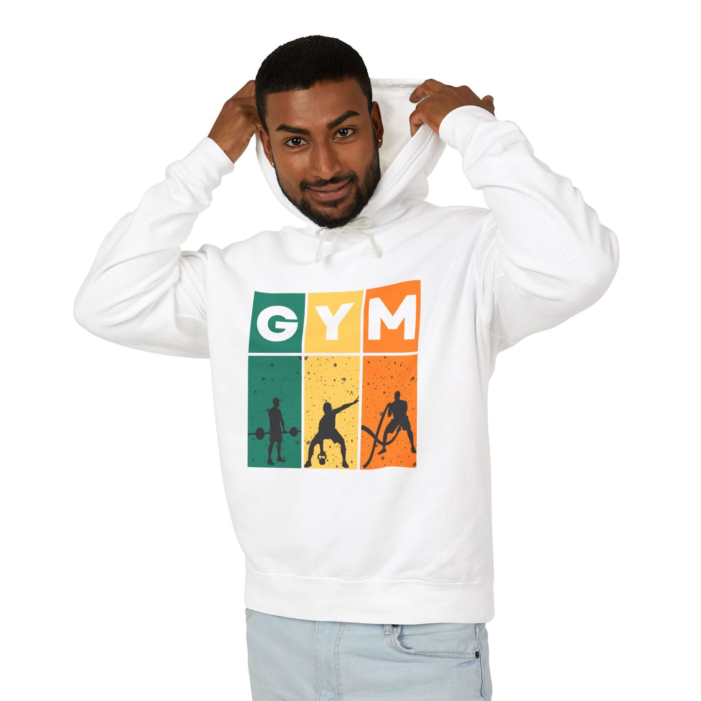 "Color Block Gym Hoodie: Elevate Your Workout Style!"