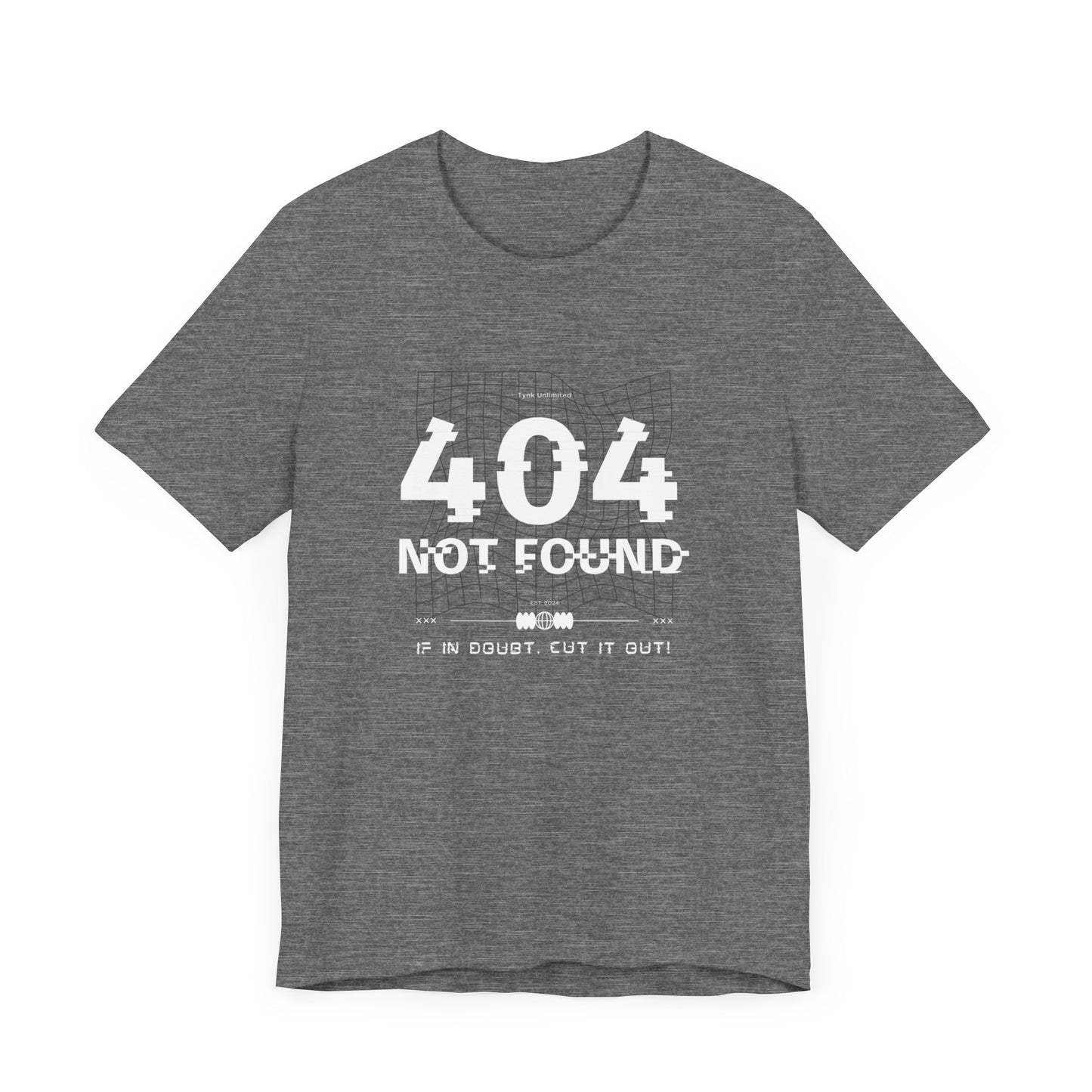 "404 Not Found: The Ultimate Glitch Tee for Tech Rebels"